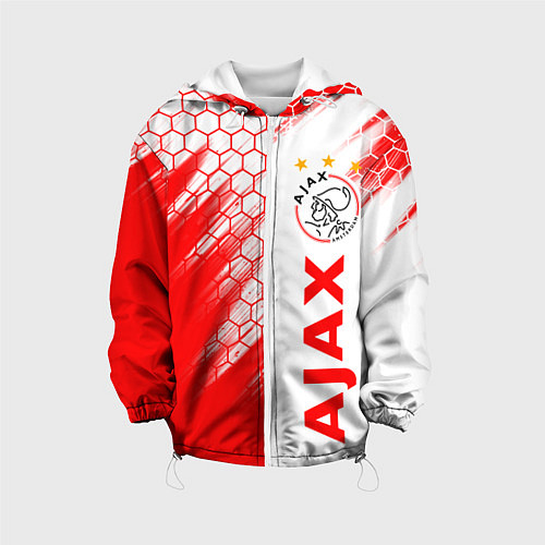 Детская куртка FC AJAX AMSTERDAM ФК АЯКС / 3D-Белый – фото 1