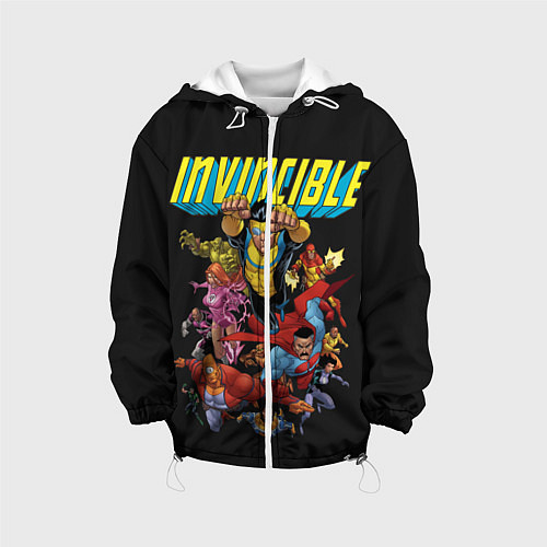 Детская куртка Неуязвимый Invincible / 3D-Белый – фото 1