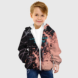 Куртка с капюшоном детская MGR - Nanomachines Son, цвет: 3D-белый — фото 2