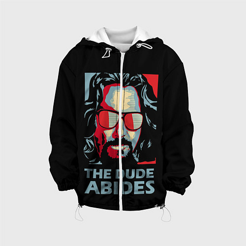 Детская куртка The Dude Abides Лебовски / 3D-Белый – фото 1