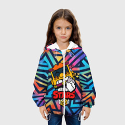 Куртка с капюшоном детская Грифф Griff Brawl Stars, цвет: 3D-белый — фото 2