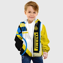 Куртка с капюшоном детская ФК «Интер Милан» 202021, цвет: 3D-белый — фото 2