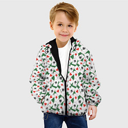 Куртка с капюшоном детская Тузы, цвет: 3D-черный — фото 2