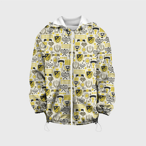 Детская куртка Кубок Дэвиса / 3D-Белый – фото 1