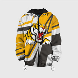 Куртка с капюшоном детская Тигр, цвет: 3D-черный