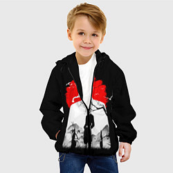 Куртка с капюшоном детская Кэн Рюгудзи Токийские мстители, цвет: 3D-черный — фото 2