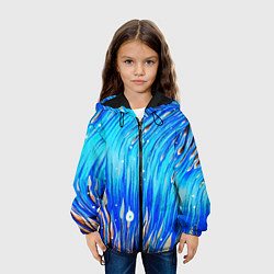 Куртка с капюшоном детская Морские водоросли!, цвет: 3D-черный — фото 2