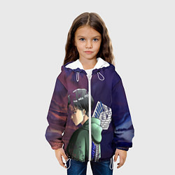 Куртка с капюшоном детская Атака титанов, цвет: 3D-белый — фото 2