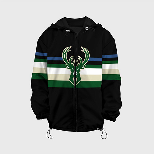 Детская куртка Milwaukee Bucks форма Statement Edition / 3D-Черный – фото 1