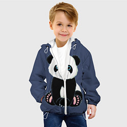 Куртка с капюшоном детская Милая Панда Sweet Panda, цвет: 3D-белый — фото 2