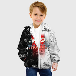 Куртка с капюшоном детская WAR THUNDER ВАР ТАНДЕР, цвет: 3D-белый — фото 2