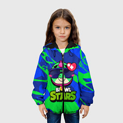 Куртка с капюшоном детская Brawl Stars Базз Buzz, цвет: 3D-черный — фото 2