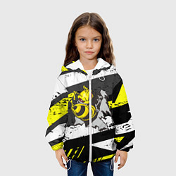 Куртка с капюшоном детская Оса 3D, цвет: 3D-белый — фото 2