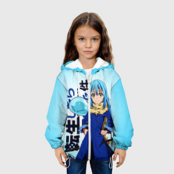 Куртка с капюшоном детская Римуру Темпест, TenSura, цвет: 3D-белый — фото 2