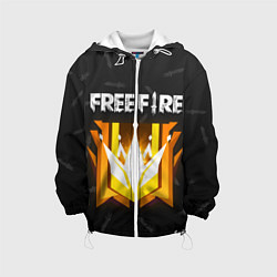 Куртка с капюшоном детская Free Fire Фри фаер, цвет: 3D-белый