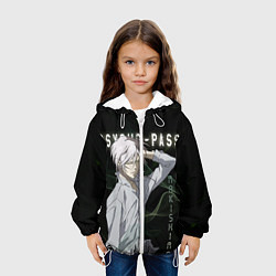 Куртка с капюшоном детская Сёго Макисима Psycho-Pass, цвет: 3D-белый — фото 2