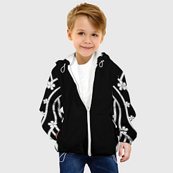 Куртка с капюшоном детская КАВАРАГИ СЕНДЖУ БРАХМА, цвет: 3D-белый — фото 2