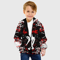 Куртка с капюшоном детская GHOSTEMANE, цвет: 3D-черный — фото 2