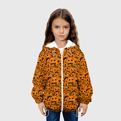 Куртка с капюшоном детская HALLOWEEN, цвет: 3D-белый — фото 2