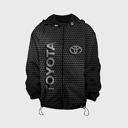 Куртка с капюшоном детская TOYOTA STEEL HONEYCOMBS, цвет: 3D-черный
