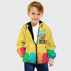 Куртка с капюшоном детская Toca Life Girl, цвет: 3D-черный — фото 2