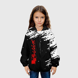 Куртка с капюшоном детская Токийские мстители, цвет: 3D-черный — фото 2
