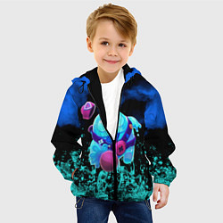 Куртка с капюшоном детская BRAWL STARS SQUEAK: СКВИК, цвет: 3D-черный — фото 2