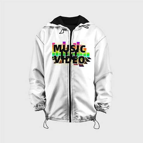 Детская куртка Merch - DJ MUSICVIDEO / 3D-Черный – фото 1