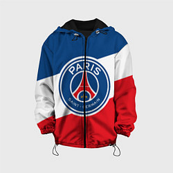 Куртка с капюшоном детская Paris Saint-Germain FC, цвет: 3D-черный