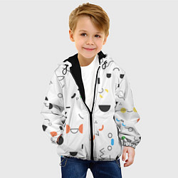 Куртка с капюшоном детская TOCA BOCA УЗОР ФОН, цвет: 3D-черный — фото 2