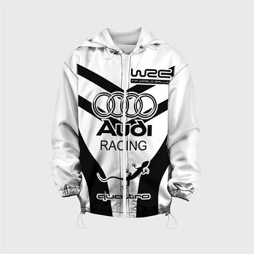Детская куртка Audi Quattro / 3D-Белый – фото 1