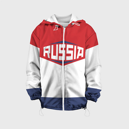 Детская куртка Russia / 3D-Белый – фото 1