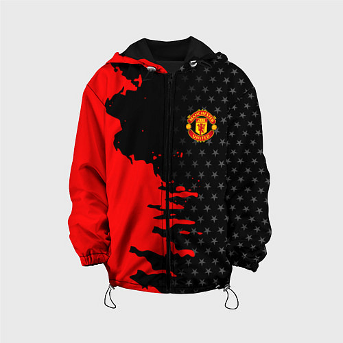 Детская куртка МАНЧЕСТЕР ЮНАЙТЕД FCMU MANCHESTER UNITED RED DEVIL / 3D-Черный – фото 1