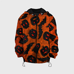 Куртка с капюшоном детская Halloween print, цвет: 3D-черный