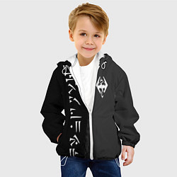 Куртка с капюшоном детская THE ELDER SCROLLS SKYRIM FUS RO DAH, цвет: 3D-белый — фото 2