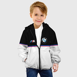 Куртка с капюшоном детская BMW Два цвета, цвет: 3D-черный — фото 2