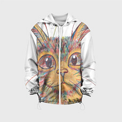 Детская куртка A 018 Цветной кот