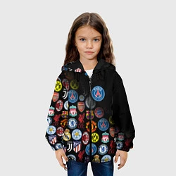 Куртка с капюшоном детская PSG LOGOBOMBING, цвет: 3D-черный — фото 2