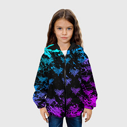Куртка с капюшоном детская Velial Squad neon, цвет: 3D-черный — фото 2