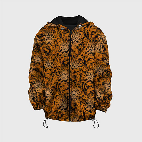 Детская куртка Тигры Tigers / 3D-Черный – фото 1