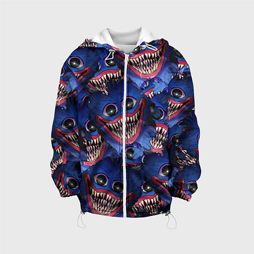 Детская куртка Huggy Wuggy: Pattern Face / 3D-Белый – фото 1