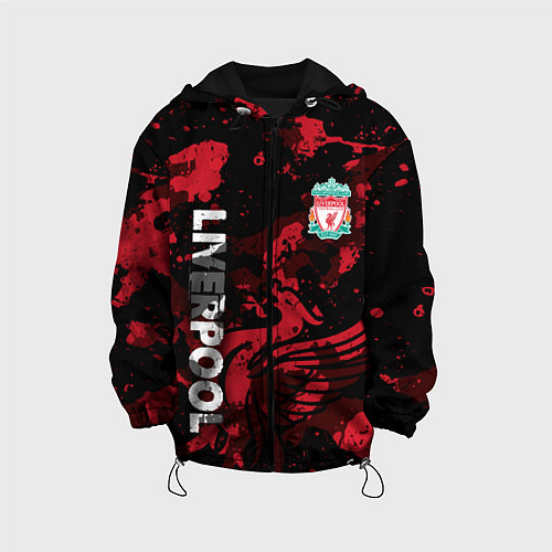 Детская куртка Ливерпуль, Liverpool / 3D-Черный – фото 1