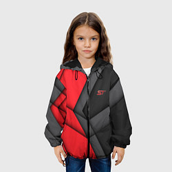 Куртка с капюшоном детская ST FORD спина, цвет: 3D-черный — фото 2