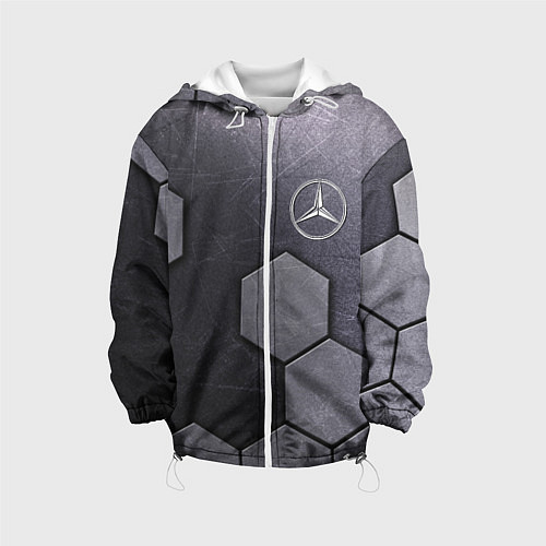 Детская куртка Mercedes-Benz vanguard pattern / 3D-Белый – фото 1