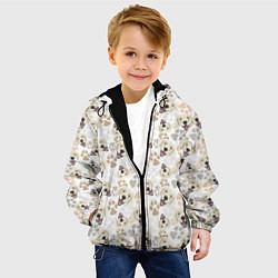 Куртка с капюшоном детская Лабрадор Золотистый Ретривер, цвет: 3D-черный — фото 2