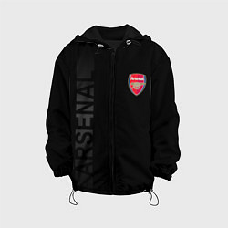 Куртка с капюшоном детская ФК Арсенал, цвет: 3D-черный