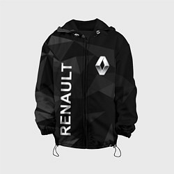 Куртка с капюшоном детская Renault, Рено, цвет: 3D-черный