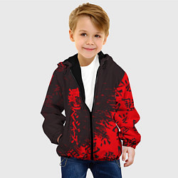Куртка с капюшоном детская Токийские мстители Горизонтальная надпись, цвет: 3D-черный — фото 2