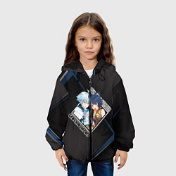 Куртка с капюшоном детская Сян Лин и Чун Юнь пейринг, цвет: 3D-черный — фото 2