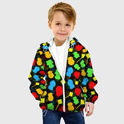 Куртка с капюшоном детская SOUTH PARK ЮЖНЫЙ ПАРК НОВОГОДНИЙ УЗОР, цвет: 3D-белый — фото 2